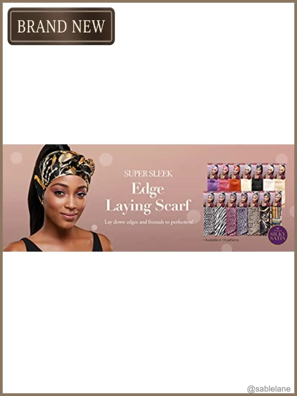 Satin Hair Scarf Wrap for Edges Lace Frontal Melting 4 Pack